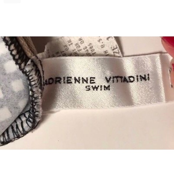 Adrienne Vittadini Swimsuit One Piece Geometric 10 - Picture 6 of 6